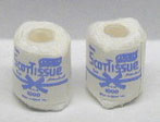 Dollhouse Miniature S/2 Toilet Paper